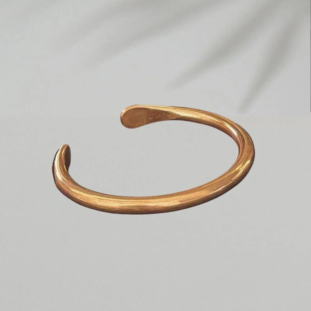 Kobber klemme armbånd til mænd - Billede 5