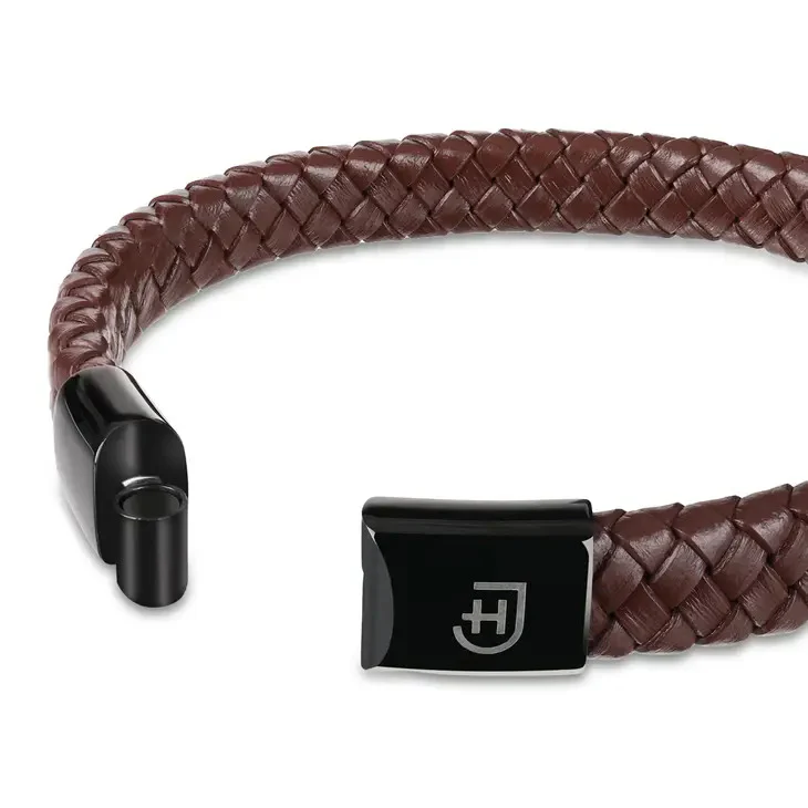 James Hawk Leather Bracelet - Brown - Billede 4