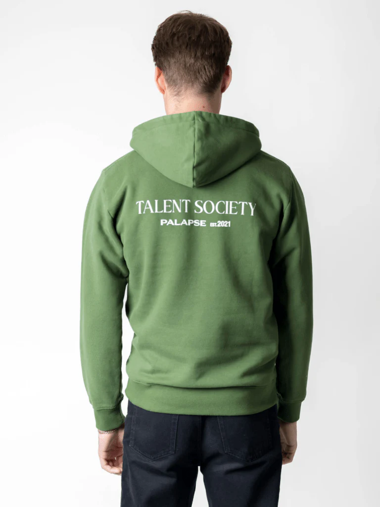 Grøn Palapse Talent Society Hættetrøje Til Ham - Billede 3