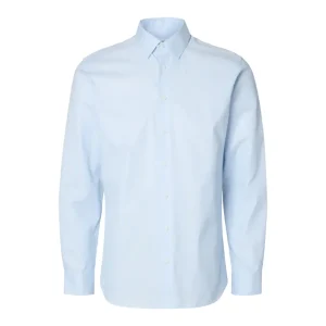 Klassisk Lyseblå Selected Ethan Slim Fit Herre Skjorte