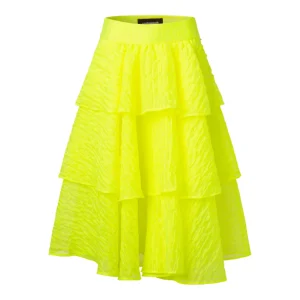 Neongul Rochelle Custommade nederdel By NBS