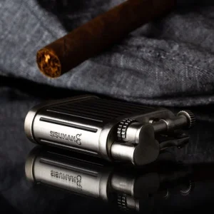 SISUMAN Soft Flame Butane Lighter for Cigars